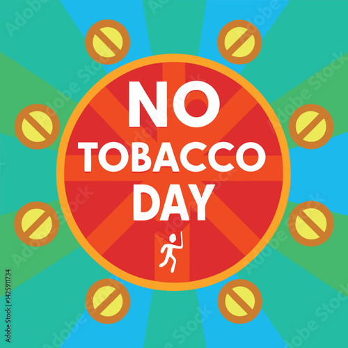    No tobacco day vector illustration.
