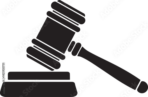 gavel icon logo vector design symbol