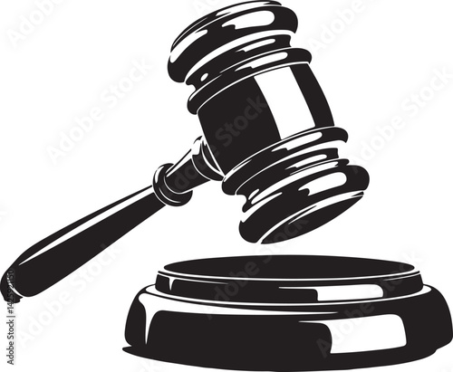 gavel icon logo vector design symbol
