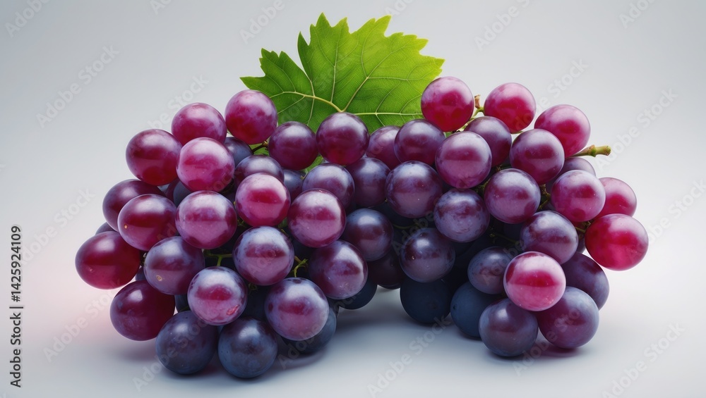 White grapes are actually green in color and belong to the fruit cluster of grapes. White grapes are actually green in color and belong to the fruit cluster of grapes.