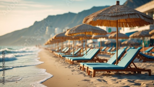 Fototapeta Naklejka Na Ścianę i Meble -  Central city beach area