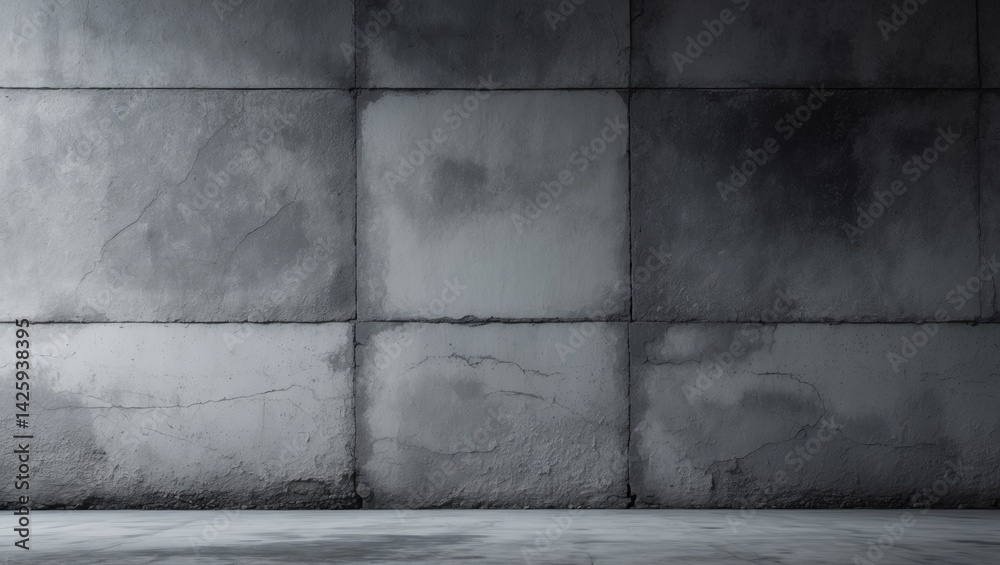 Fototapeta premium Concrete texture background in black, grey, and white shades