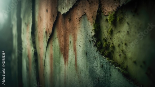 Close-up of a moss-covered wall