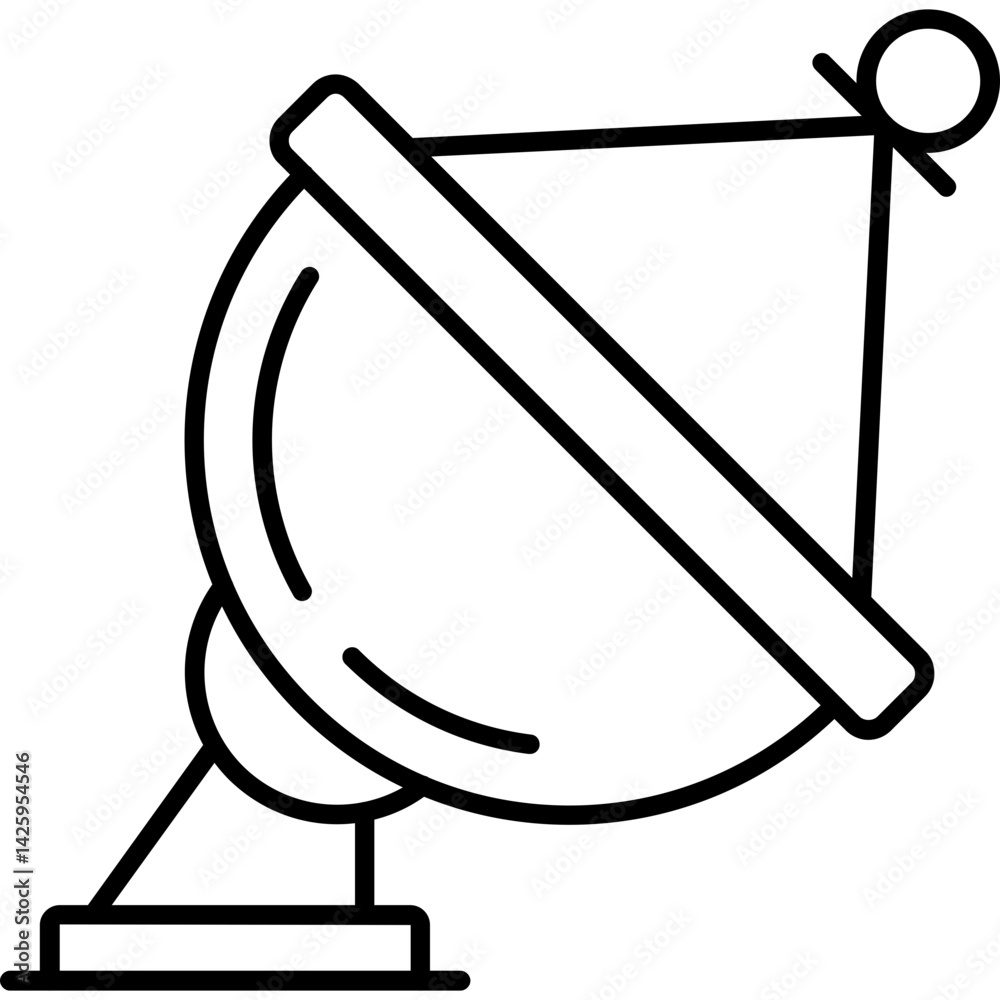 Satellite Antenna Icon Satellite Antenna Icon