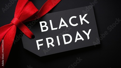 Elegant Black Friday tag design perfect for holiday sale promotions
