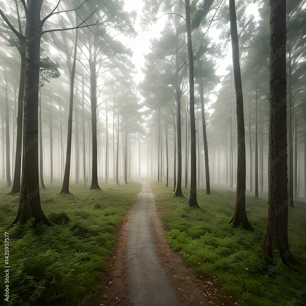 Obraz premium 林道