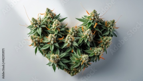 Flower in Heart Shape