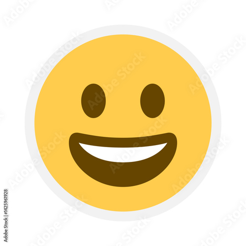 Grinning Face   - Emoji Sticker