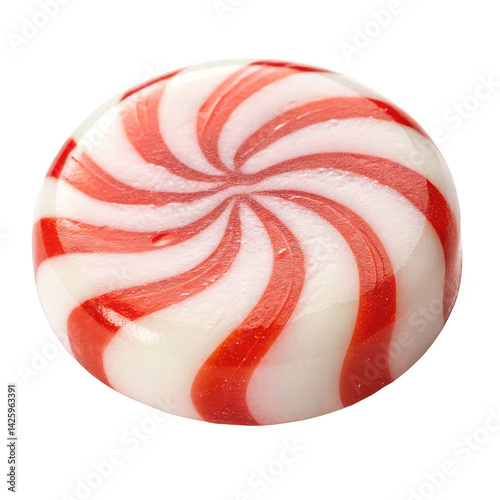 Round peppermint candy png festive mint treat png isolated sweet png white background image