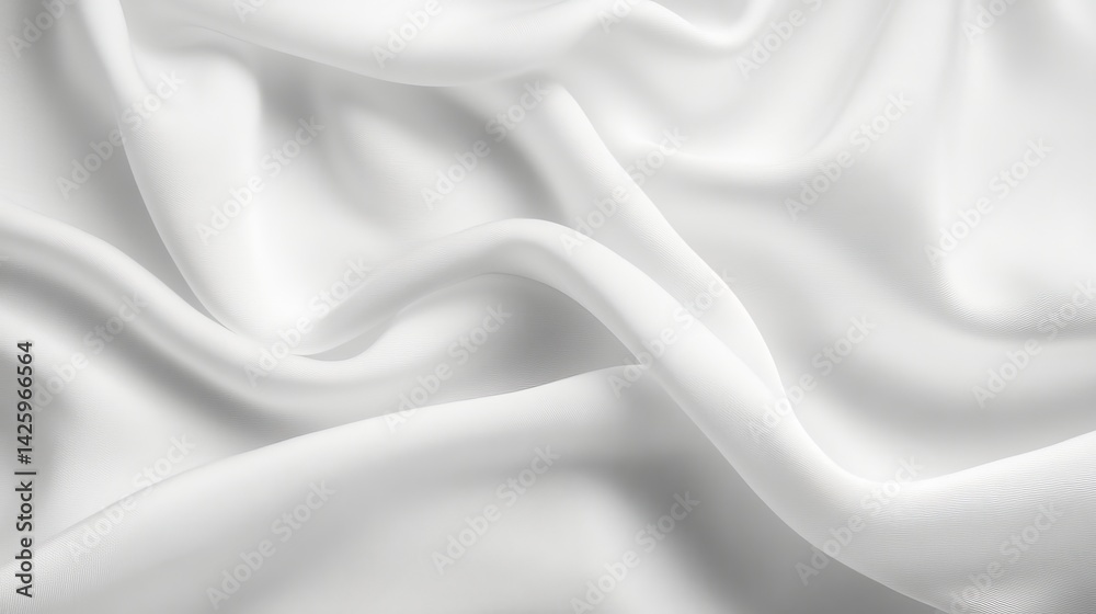Obraz premium Professional white linen texture background for legal/medical presentations, ultra-high resolution subtle fabric weave