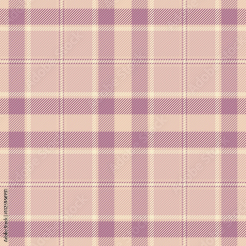 Subtle pastel plaid pattern. Perfect for textile designs, fashion, home decor, and scrapbooking. Evokes feelings of warmth, comfort, and gentle sophistication.