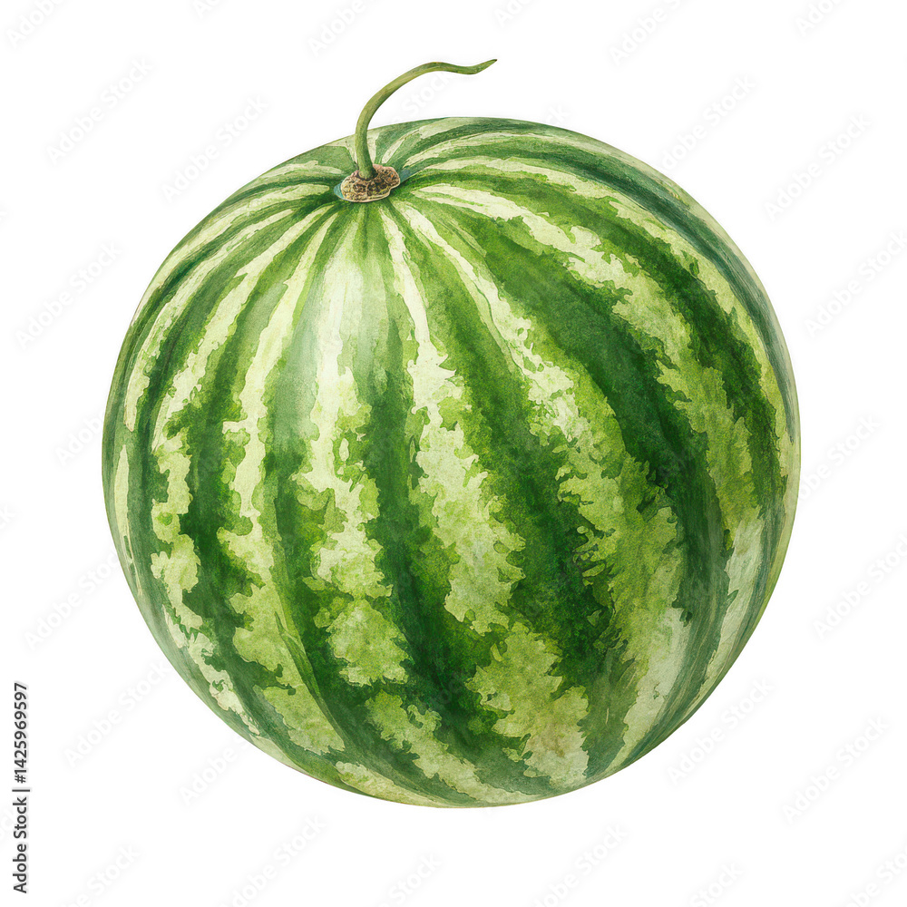 Whole watermelon png fresh fruit png summer melon png white background image Whole watermelon png fresh fruit png summer melon png white background image