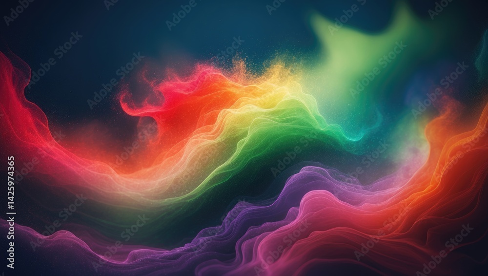 Abstract with blurred grainy gradient background and colorful digital noise pattern Abstract with blurred grainy gradient background and colorful digital noise pattern