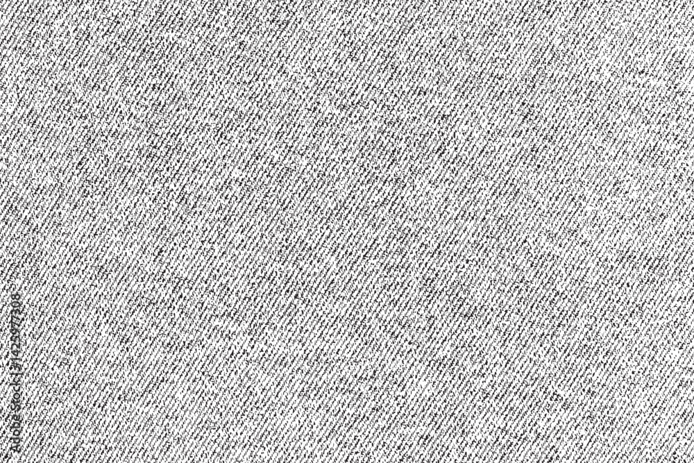 Vintage Denim Fabric Textures Vector Background. High quality full page fabric texture for old vintage taste.
