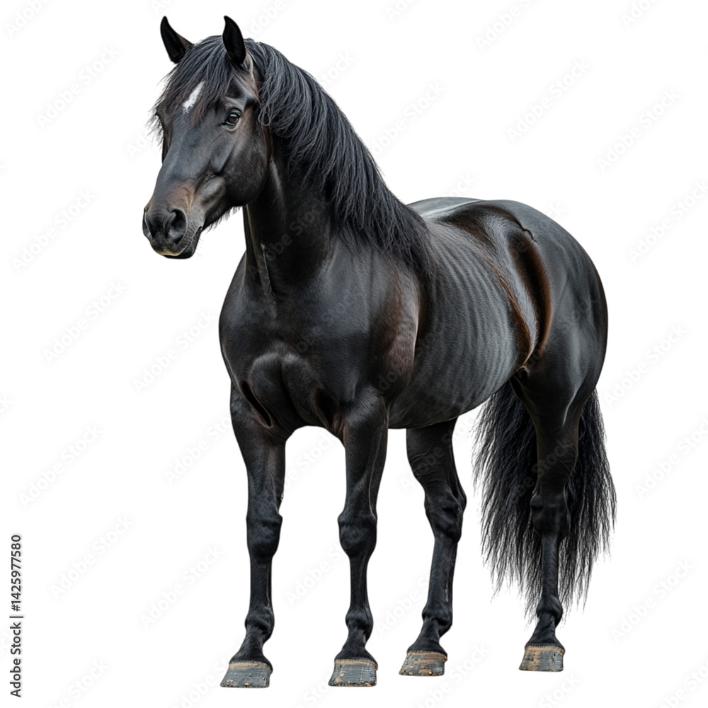 Obraz premium horse on transparent background