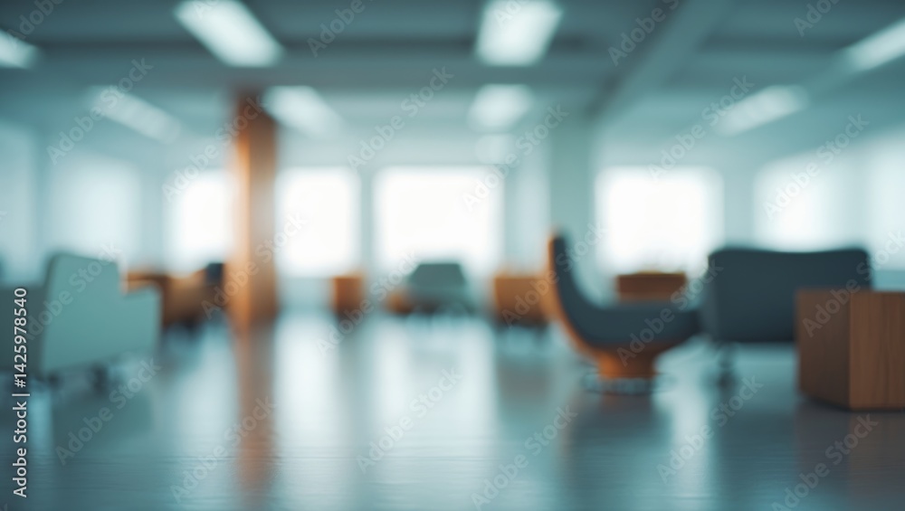 custom made wallpaper toronto digitalOut-of-focus interior of an empty office environment