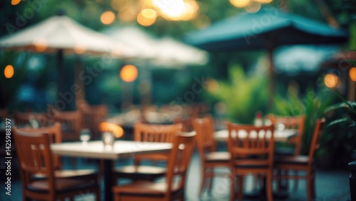 Dinning Area with Blurred Focus