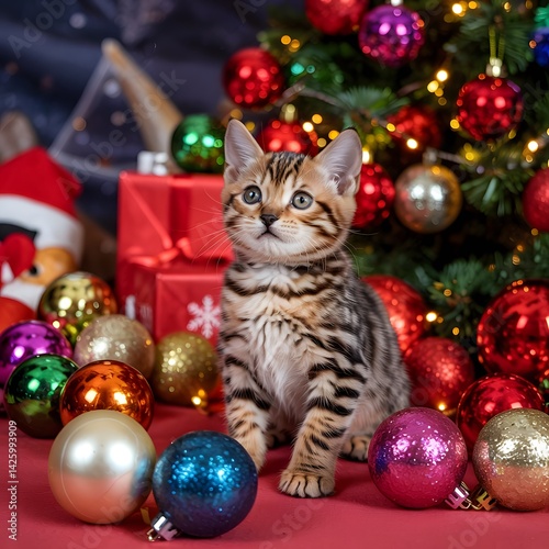 christmas tree and gifts