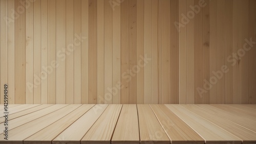 Authentic Wooden Board Surface Texture
