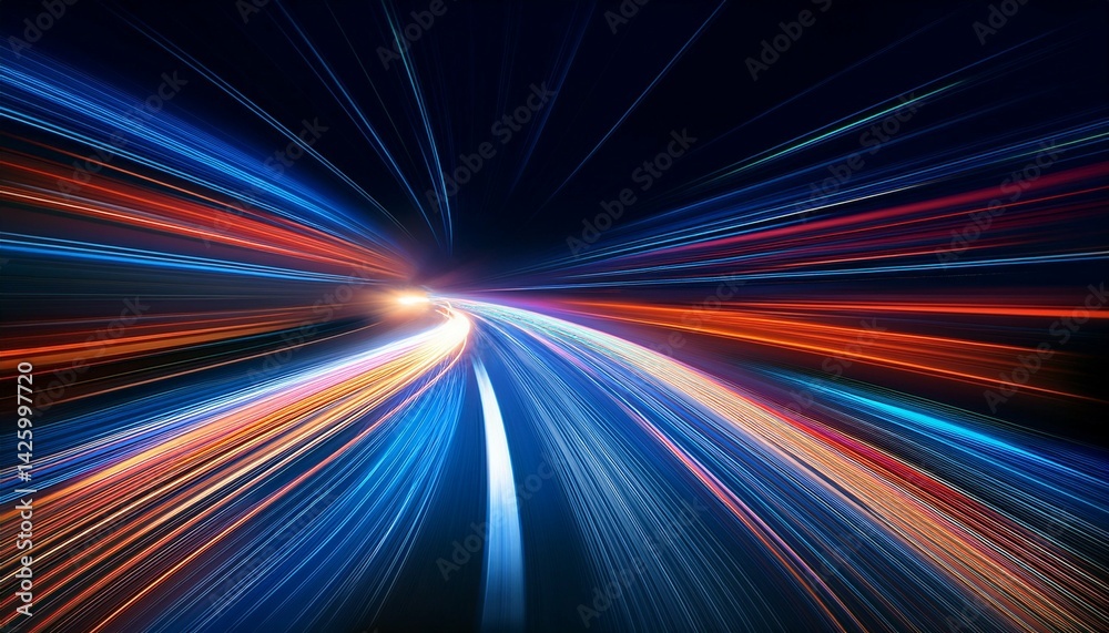 Accelerated Motion Blur Visual suitable for business presentation visuals Accelerated Motion Blur Visual suitable for business presentation visuals