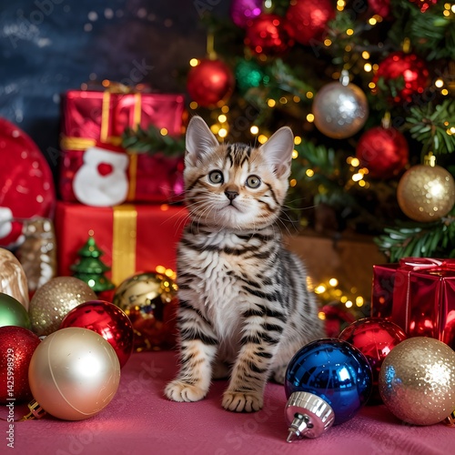 christmas tree and gifts