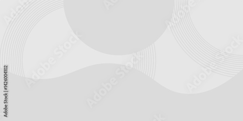 Abstract Geometric modern white and gray color . Modern and Creative Trend design in vector illustration