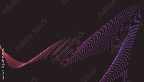 Interpolated wavy line background