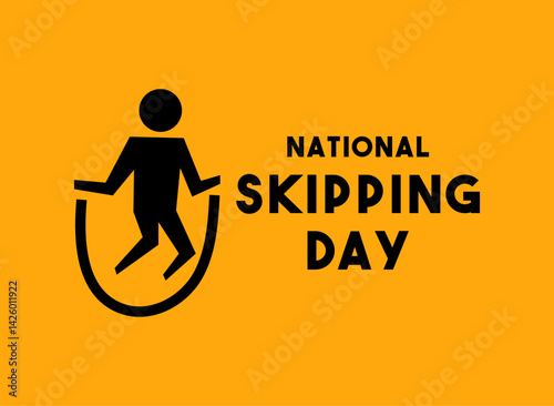 National Skipping Day. April.