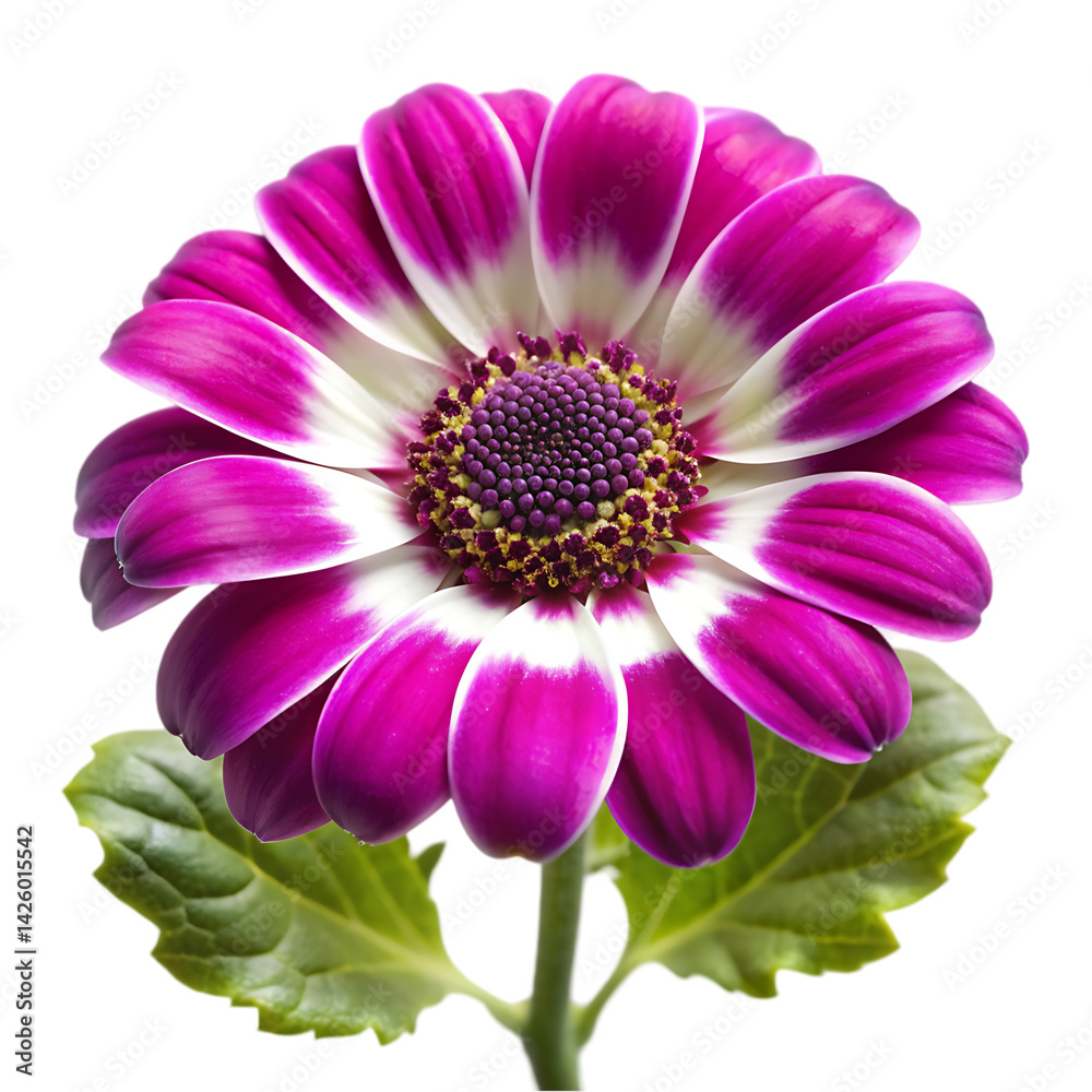 Obraz premium pink dahlia isolated on white