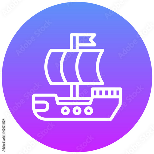 Pirate Ship Icon