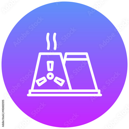 Nuclear Power Plant Icon