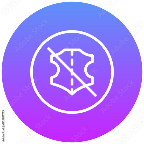 No Leather Icon