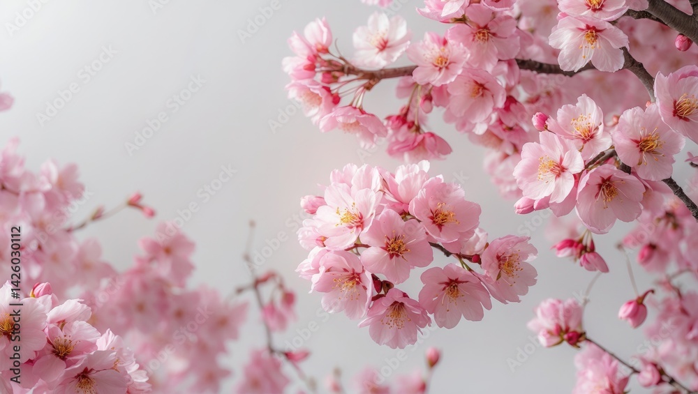 Fototapeta premium Cherry Blossom Frame Design