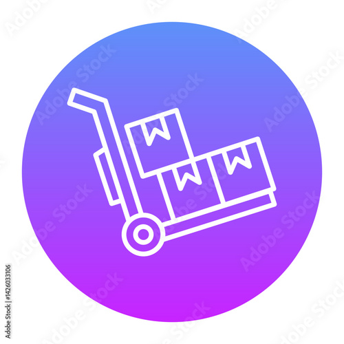 Hand Trolley Icon
