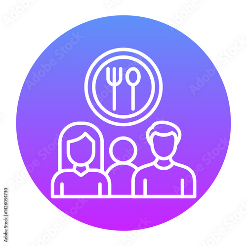 Family Meal Icon