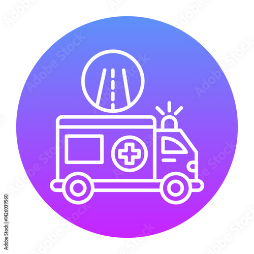 Emergency Road Service Icon