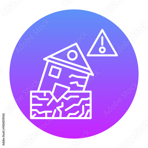 Earthquake Warning System Icon