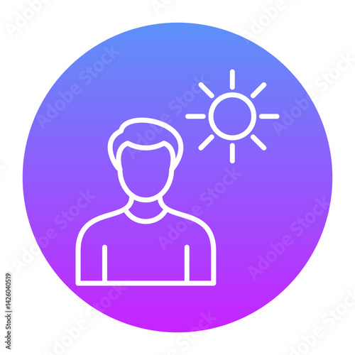 Tanning Addiction Icon