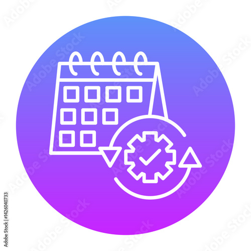 Automated Scheduling App Icon