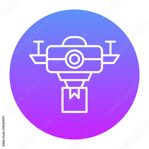 Drone Delivery Icon