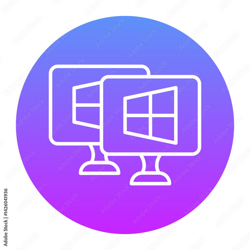 Dual Monitors Icon