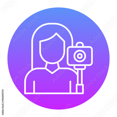 Female Vlogger Icon