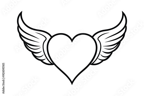 heart with wings