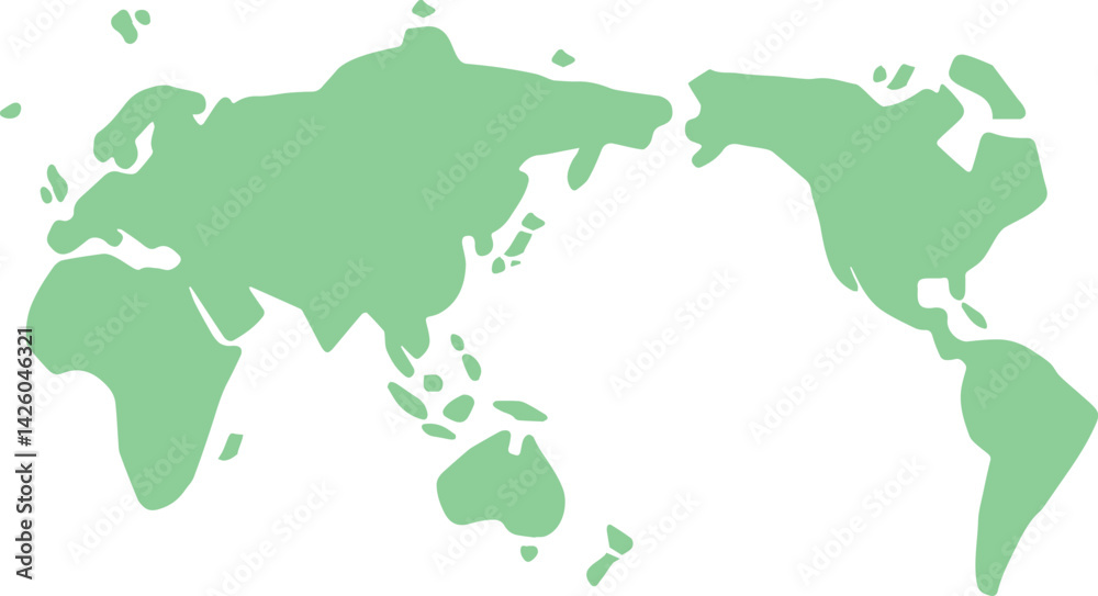 Obraz premium 日本地図