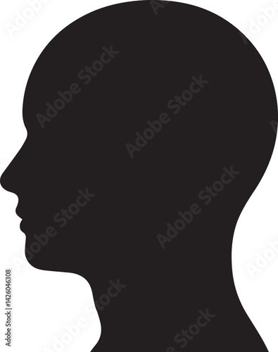 横顔シルエット