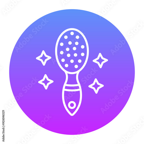 Baby hairbrush Icon