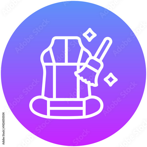Car Seat Cleaning Icon