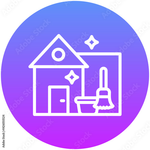 Home Cleaning Icon