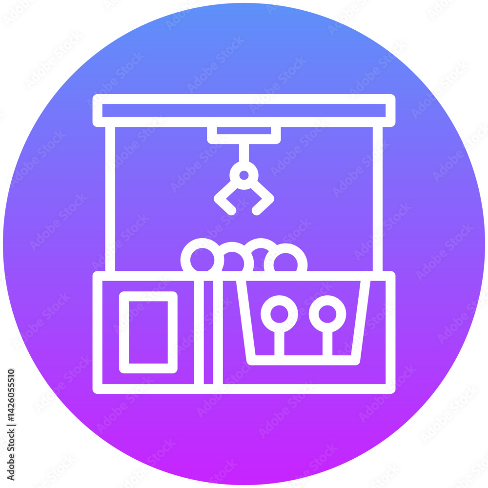 Claw Machine Icon Claw Machine Icon