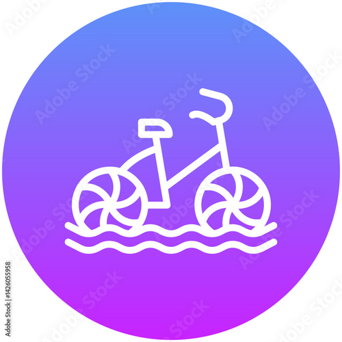 Water Tricycle Icon